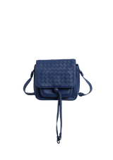 NEW TIE INTRECCIATO MINI SADDLE BAG