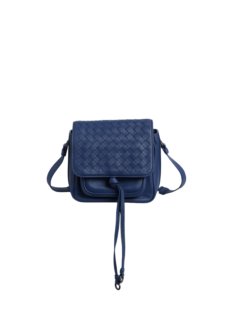 NEW TIE INTRECCIATO MINI SADDLE BAG