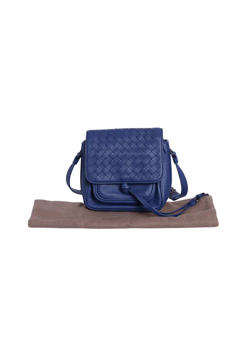 NEW TIE INTRECCIATO MINI SADDLE BAG