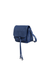 NEW TIE INTRECCIATO MINI SADDLE BAG