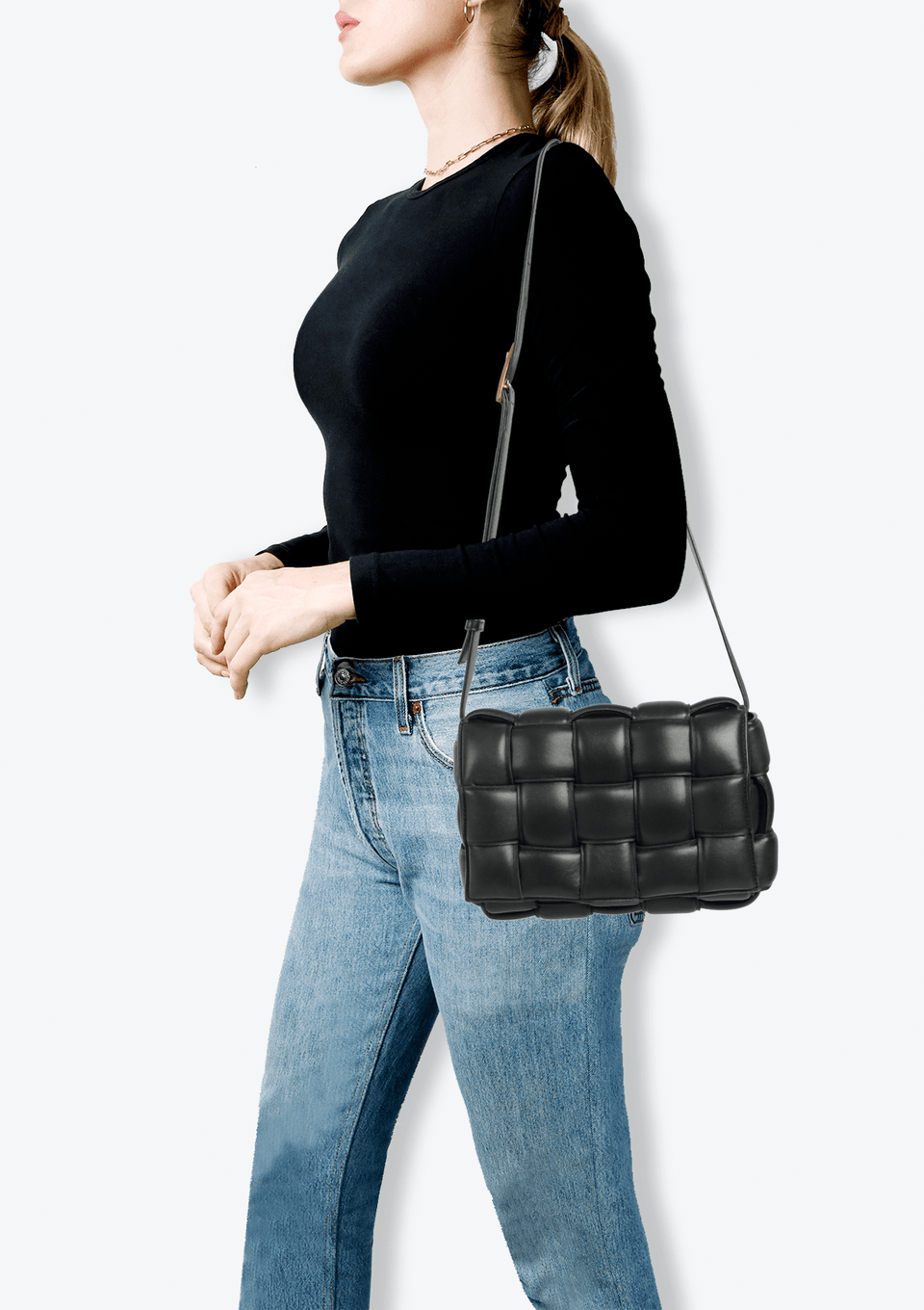 バッグ BOTTEGA VENETA CANDY CASSETTE PADDED BAG BOLSA BOTTEGA VENETA CANDY CASSETTE BAG PRETO ORIGINAL – Gringa