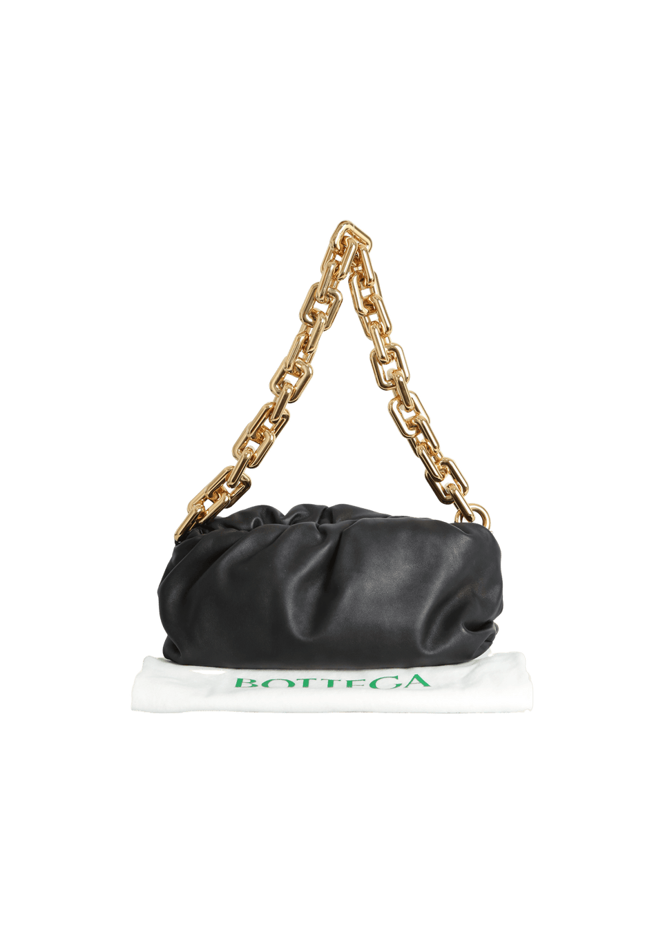 BOLSA BOTTEGA VENETA THE CHAIN POUCH PRETO ORIGINAL – Gringa
