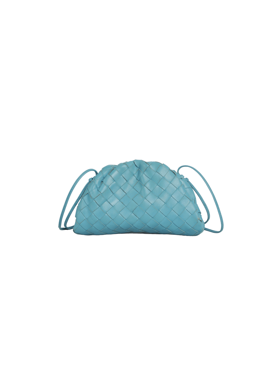 BOLSA BOTTEGA VENETA THE MINI POUCH AZUL ORIGINAL – Gringa