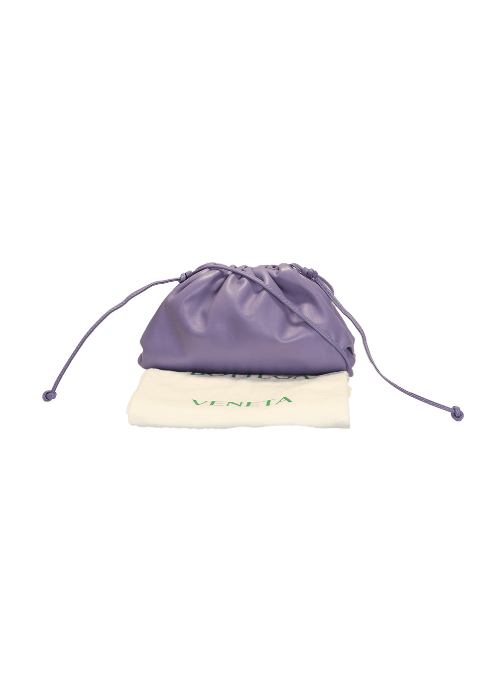 BOLSA BOTTEGA VENETA THE MINI POUCH ROXA ORIGINAL – Gringa