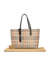 HAYMARKET CHECK REVERSIBLE TOTE BAG