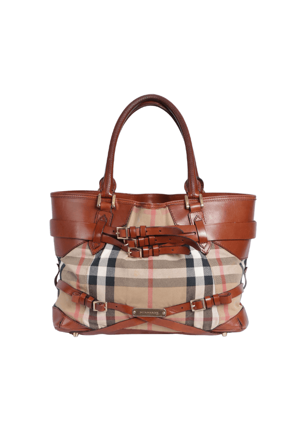 HOUSE CHECK LYNHER BRIDLE BAG