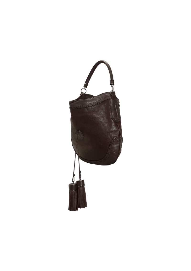 LEATHER PARADE TASSEL HOBO