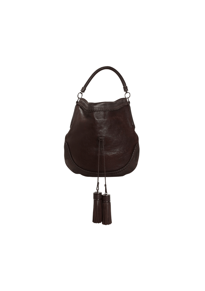 LEATHER PARADE TASSEL HOBO