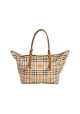 MEDIUM HAYMARKET CHECK TOTE