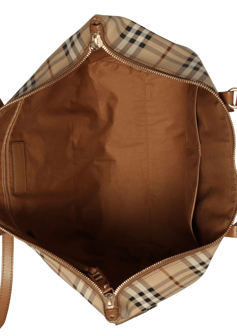 MEDIUM HAYMARKET CHECK TOTE