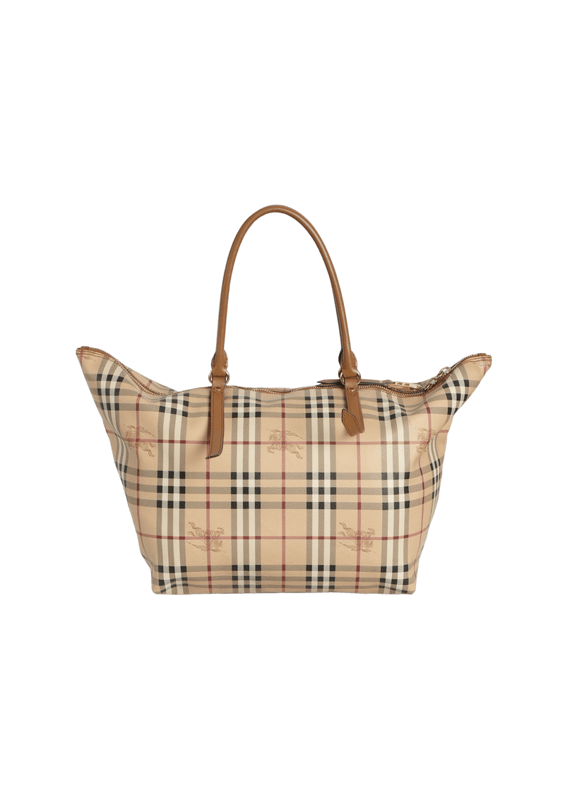 MEDIUM HAYMARKET CHECK TOTE