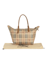 MEDIUM HAYMARKET CHECK TOTE