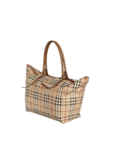 MEDIUM HAYMARKET CHECK TOTE