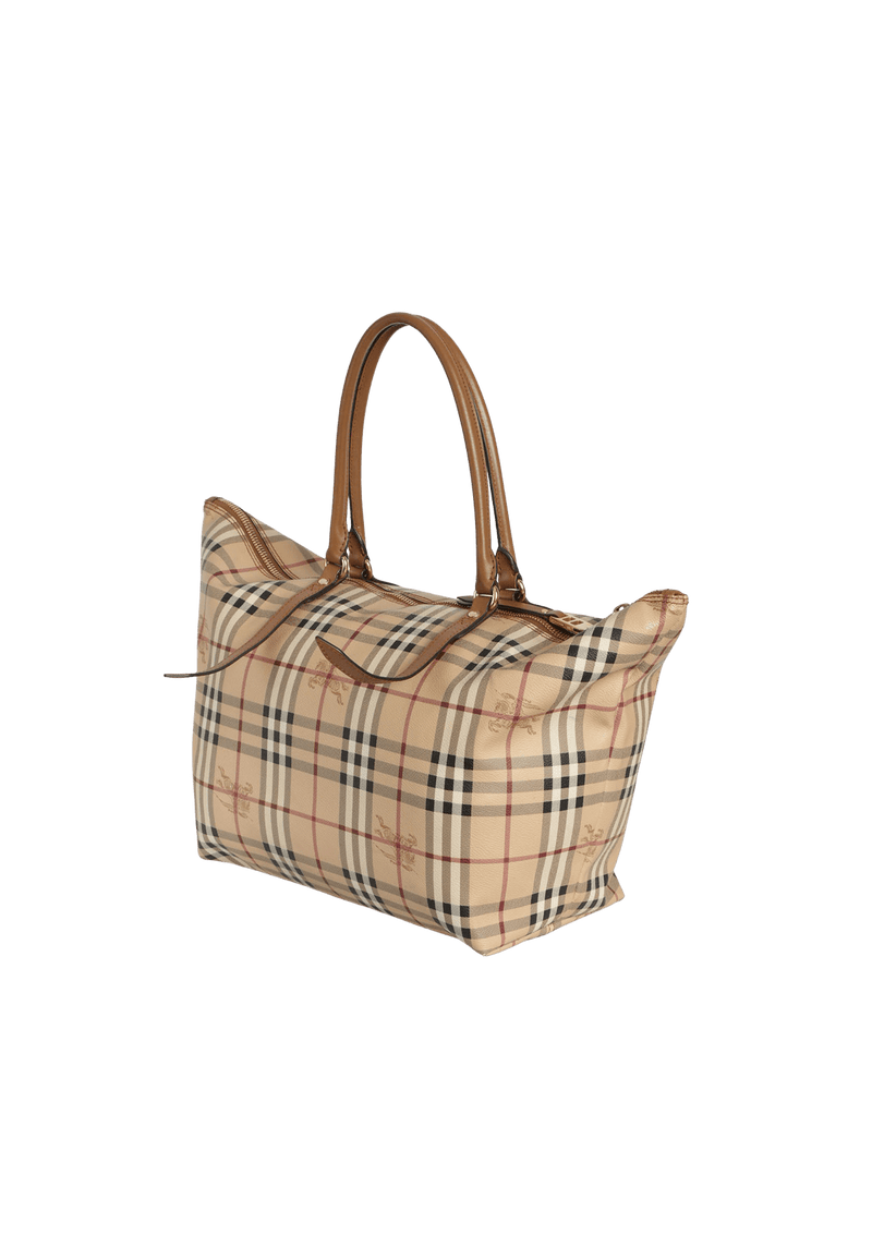 MEDIUM HAYMARKET CHECK TOTE