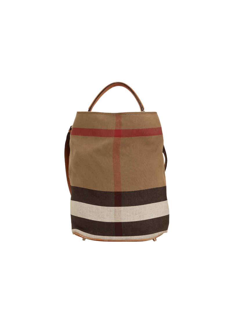 MEDIUM MEGA CHECK ASHBY BUCKET BAG