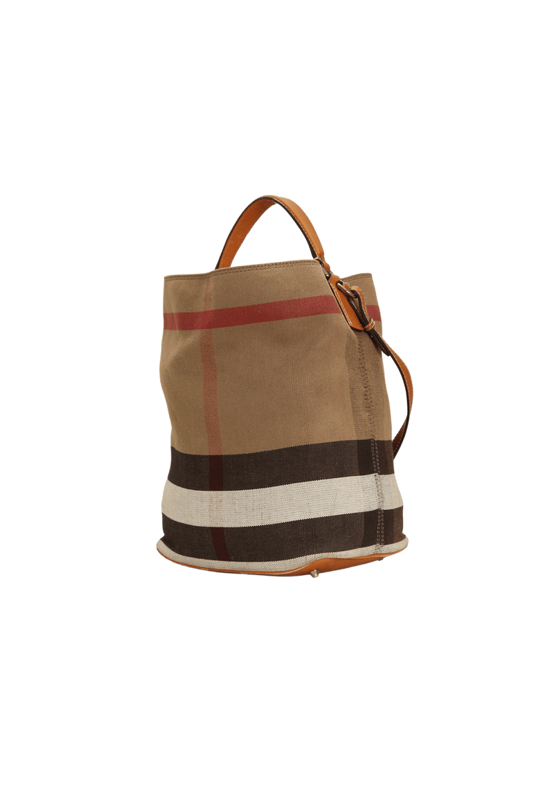 MEDIUM MEGA CHECK ASHBY BUCKET BAG