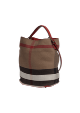 MEDIUM MEGA CHECK ASHBY BUCKET BAG