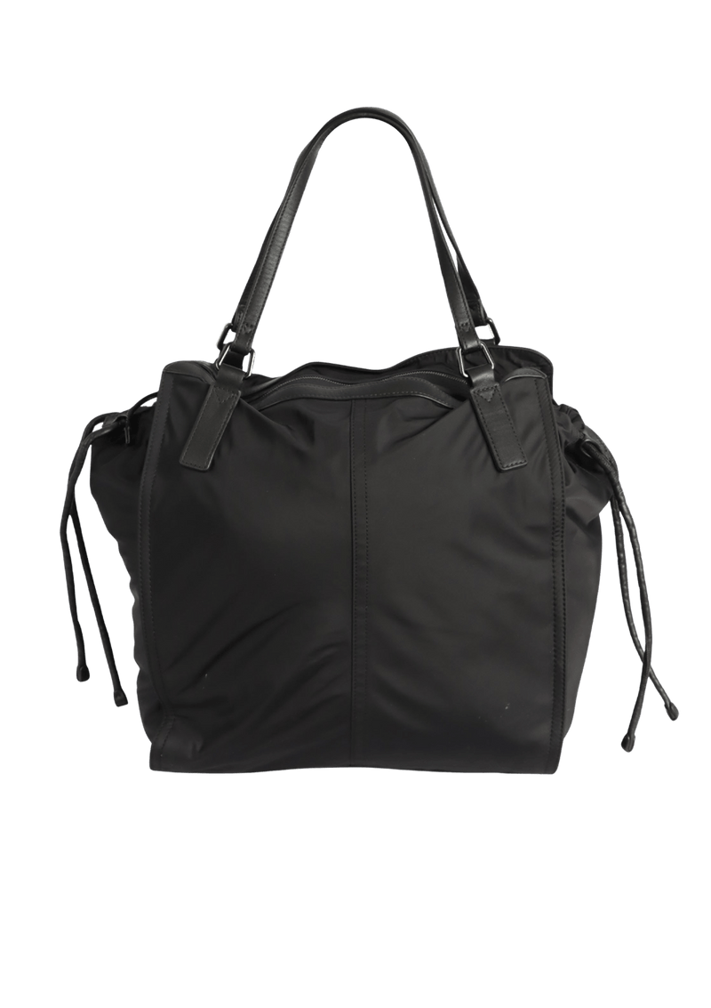 NYLON HOUSE CHECK BUCKLEIGH TOTE