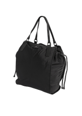 NYLON HOUSE CHECK BUCKLEIGH TOTE