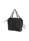 NYLON HOUSE CHECK BUCKLEIGH TOTE