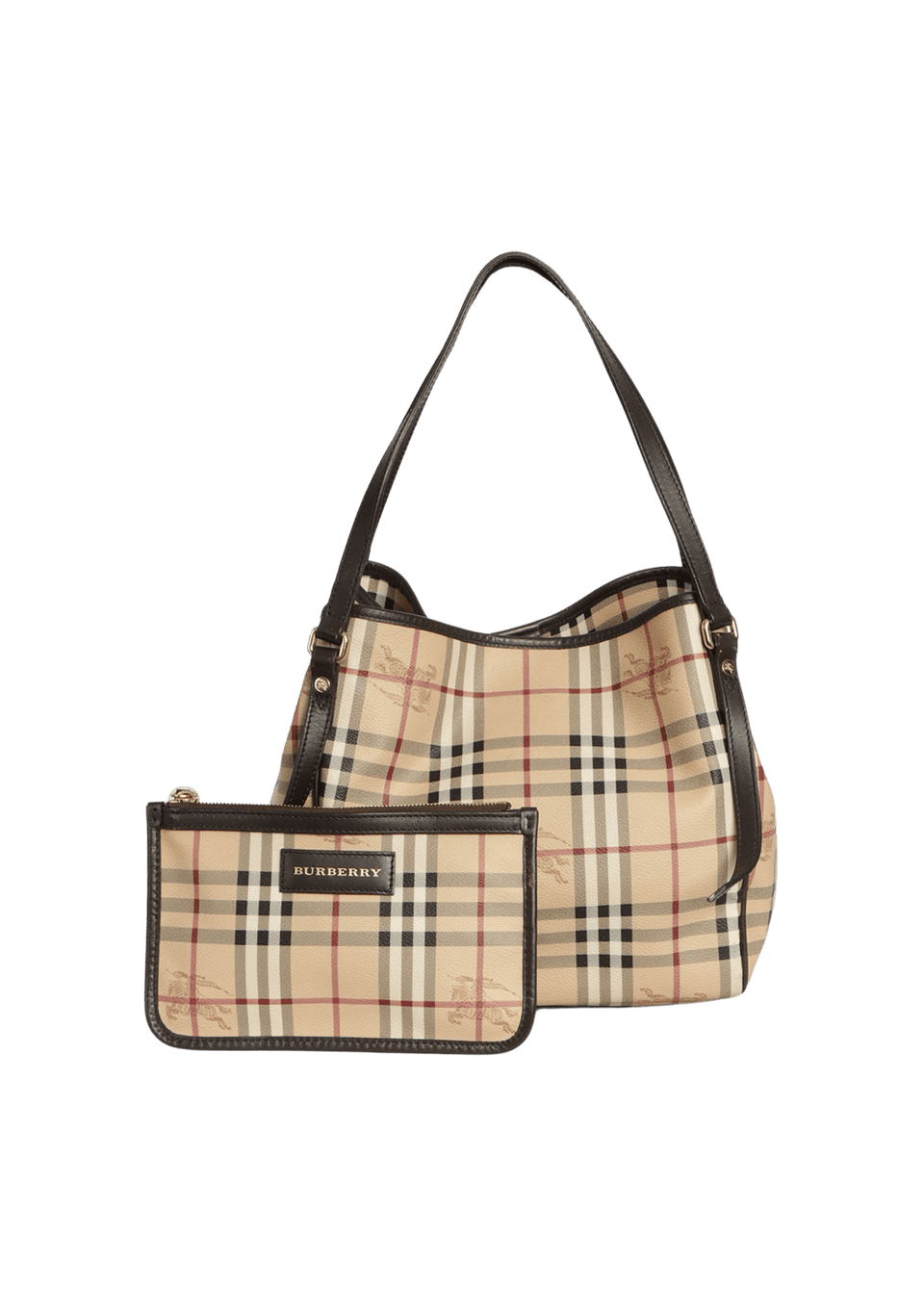 BOLSA BURBERRY SMALL HAYMARKET CHECK CANTERBURY BEGE ORIGINAL – Gringa