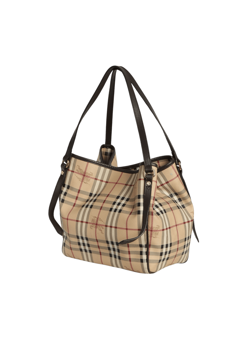 BOLSA BURBERRY SMALL HAYMARKET CHECK CANTERBURY BEGE ORIGINAL – Gringa