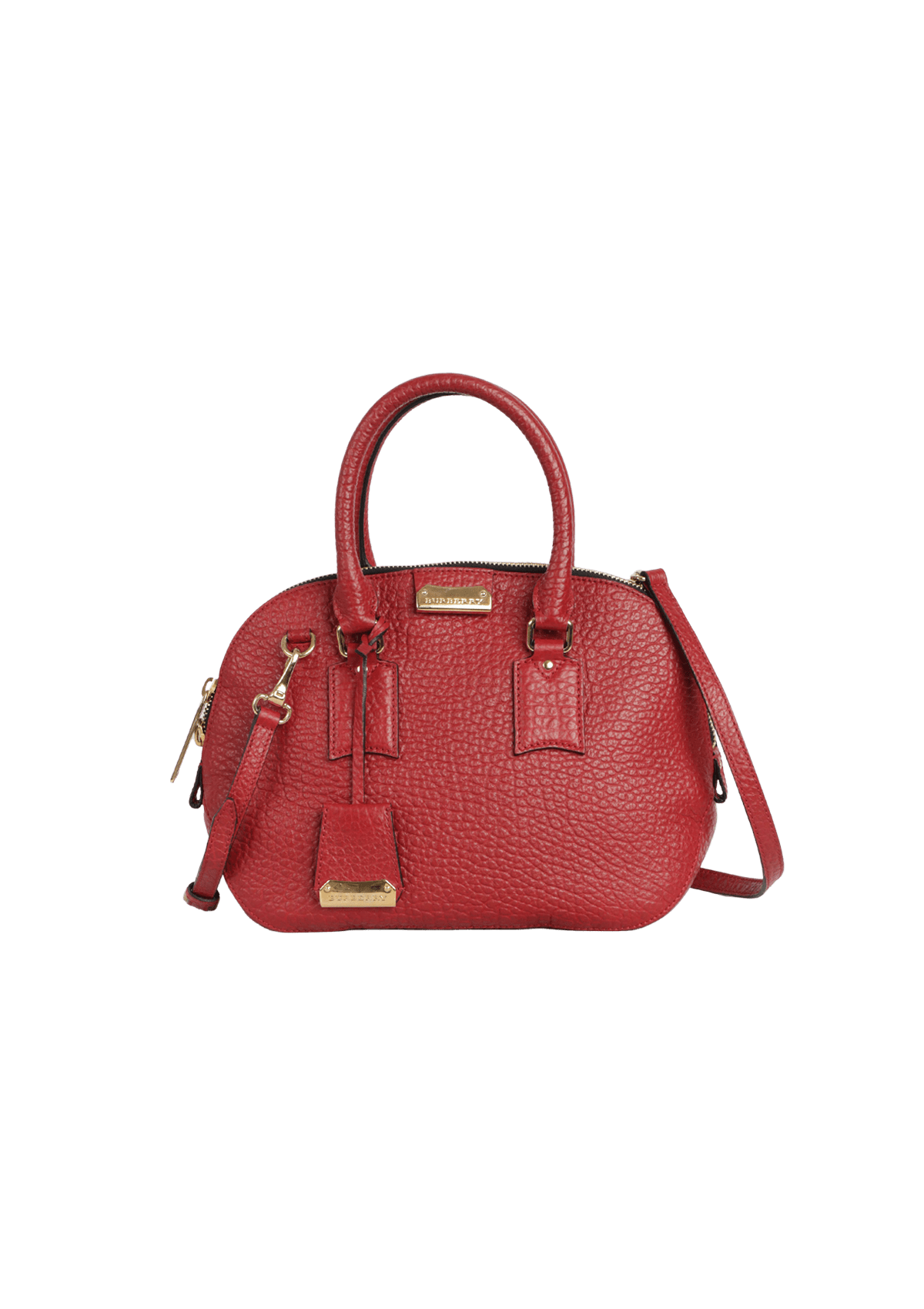BOLSA BURBERRY SMALL ORCHARD BOWLING VERMELHO ORIGINAL – Gringa