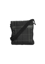 SMOKED CHECK MESSENGER BAG