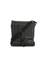 SMOKED CHECK MESSENGER BAG