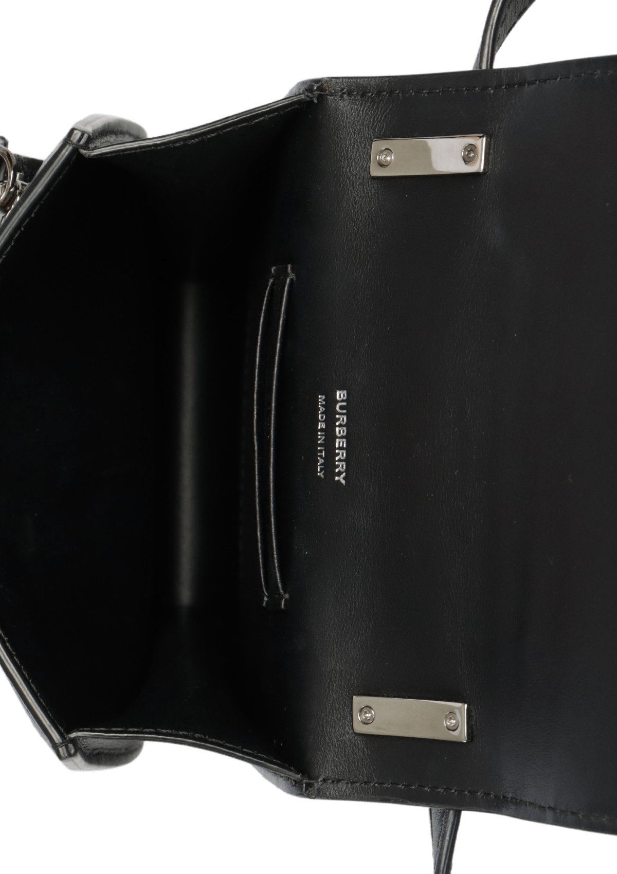 BOLSA BURBERRY VALENCIA TB POUCH PRETO ORIGINAL Gringa