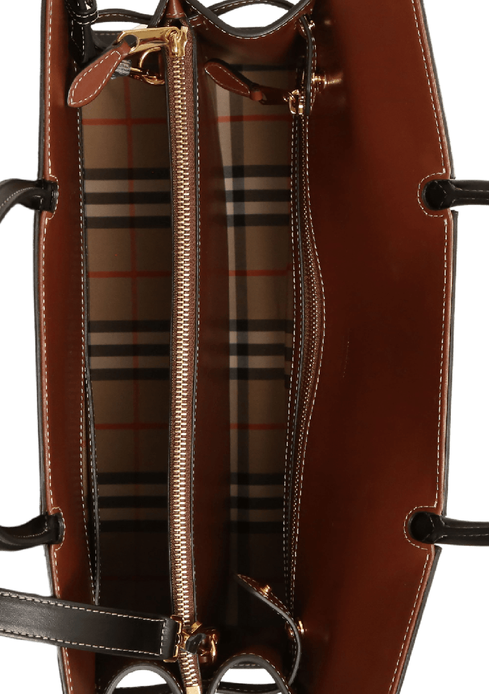BOLSA BURBERRY VINTAGE CHECK TITLE BAG PRETA ORIGINAL – Gringa