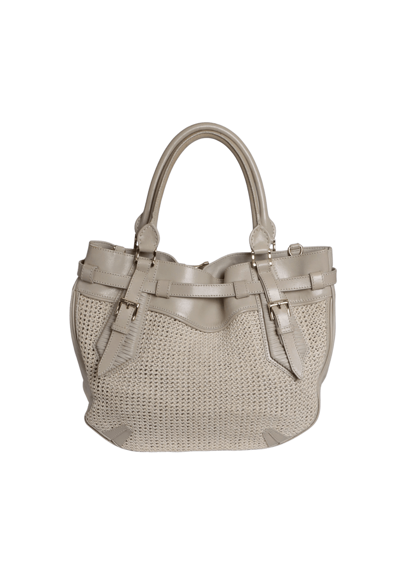 WOVEN SHOULDER BAG