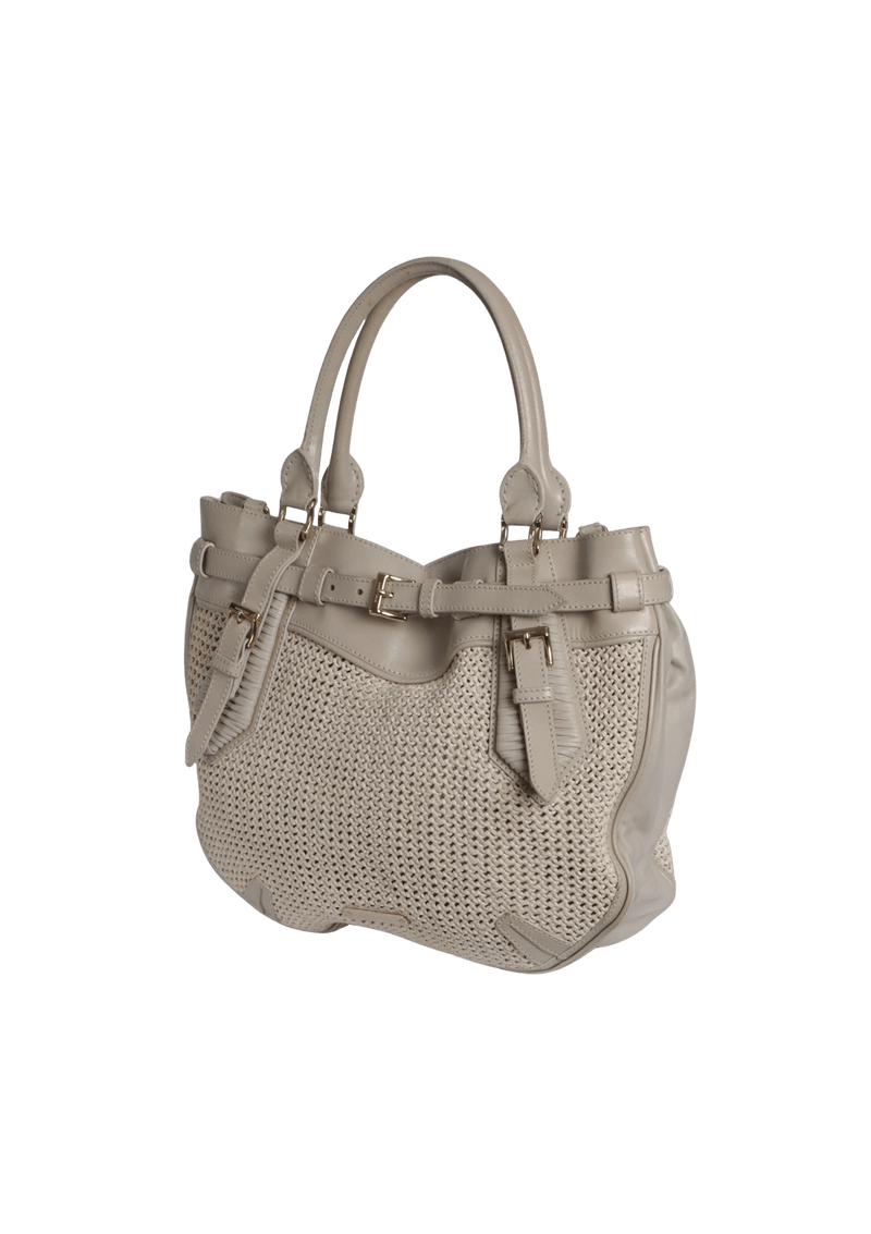 WOVEN SHOULDER BAG