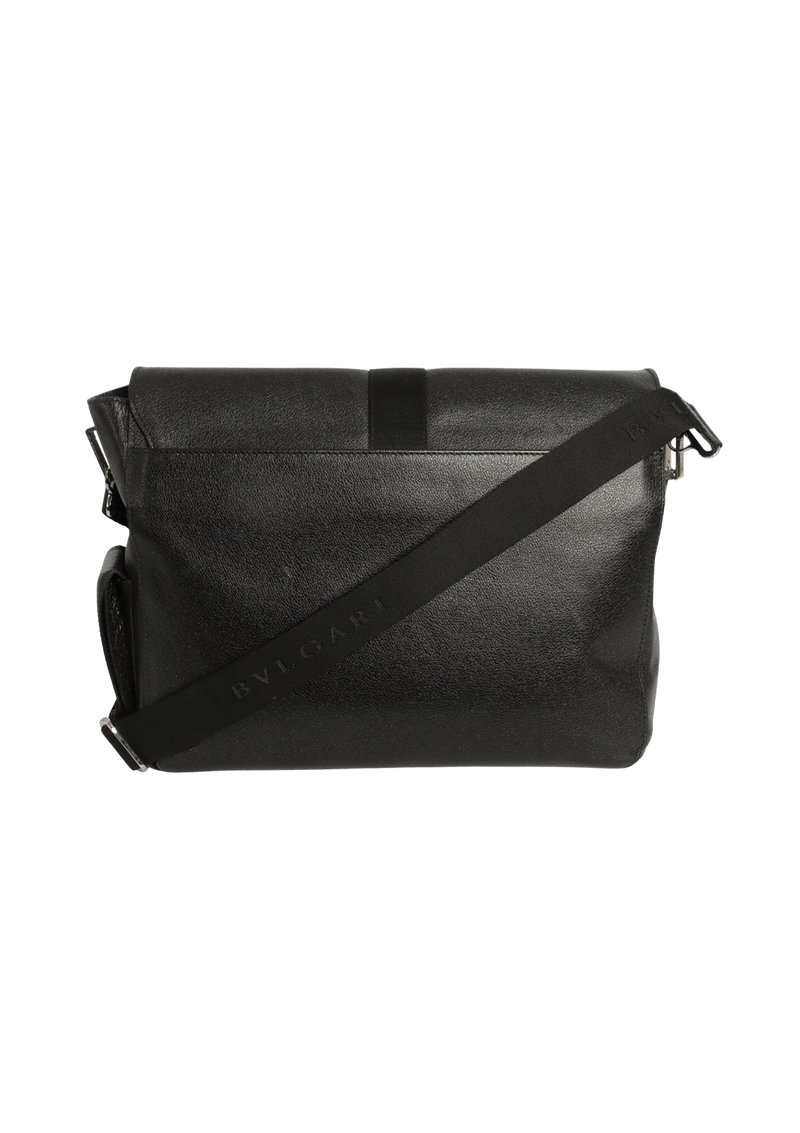 LEATHER MESSENGER BAG