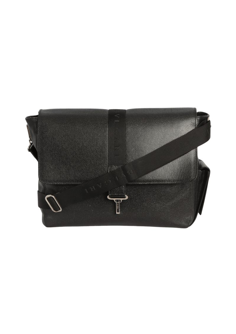 LEATHER MESSENGER BAG