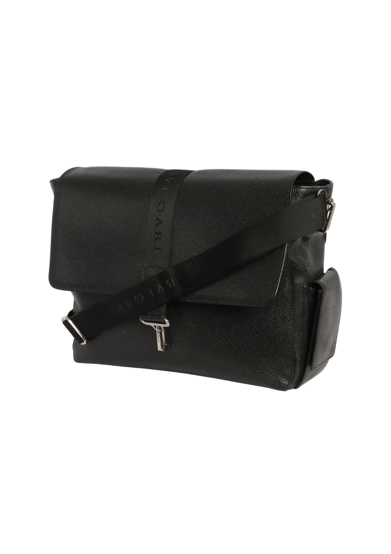 LEATHER MESSENGER BAG