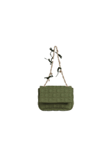 CH QUILTED NYLON CHAIN BAG