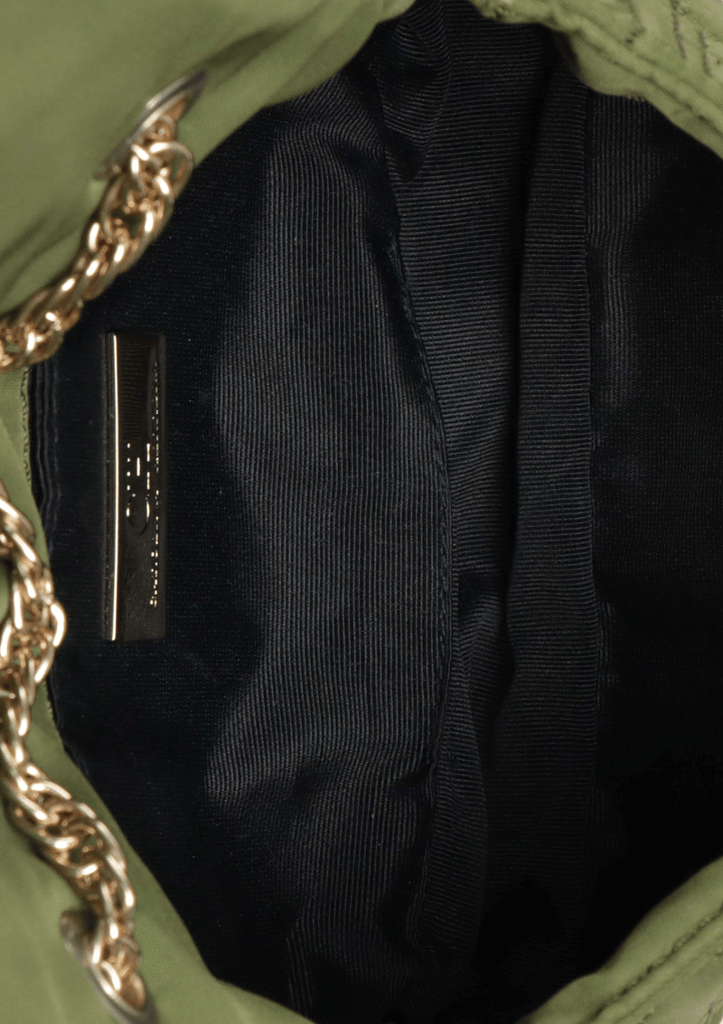 CH QUILTED NYLON CHAIN BAG