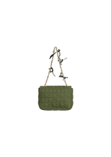 CH QUILTED NYLON CHAIN BAG