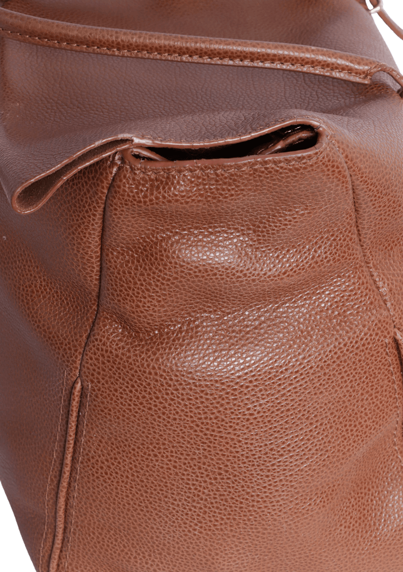 LEATHER HANDLE BAG