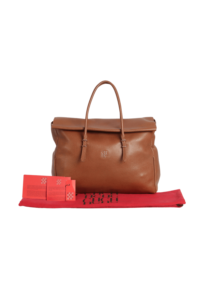 LEATHER HANDLE BAG