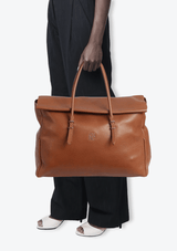 LEATHER HANDLE BAG