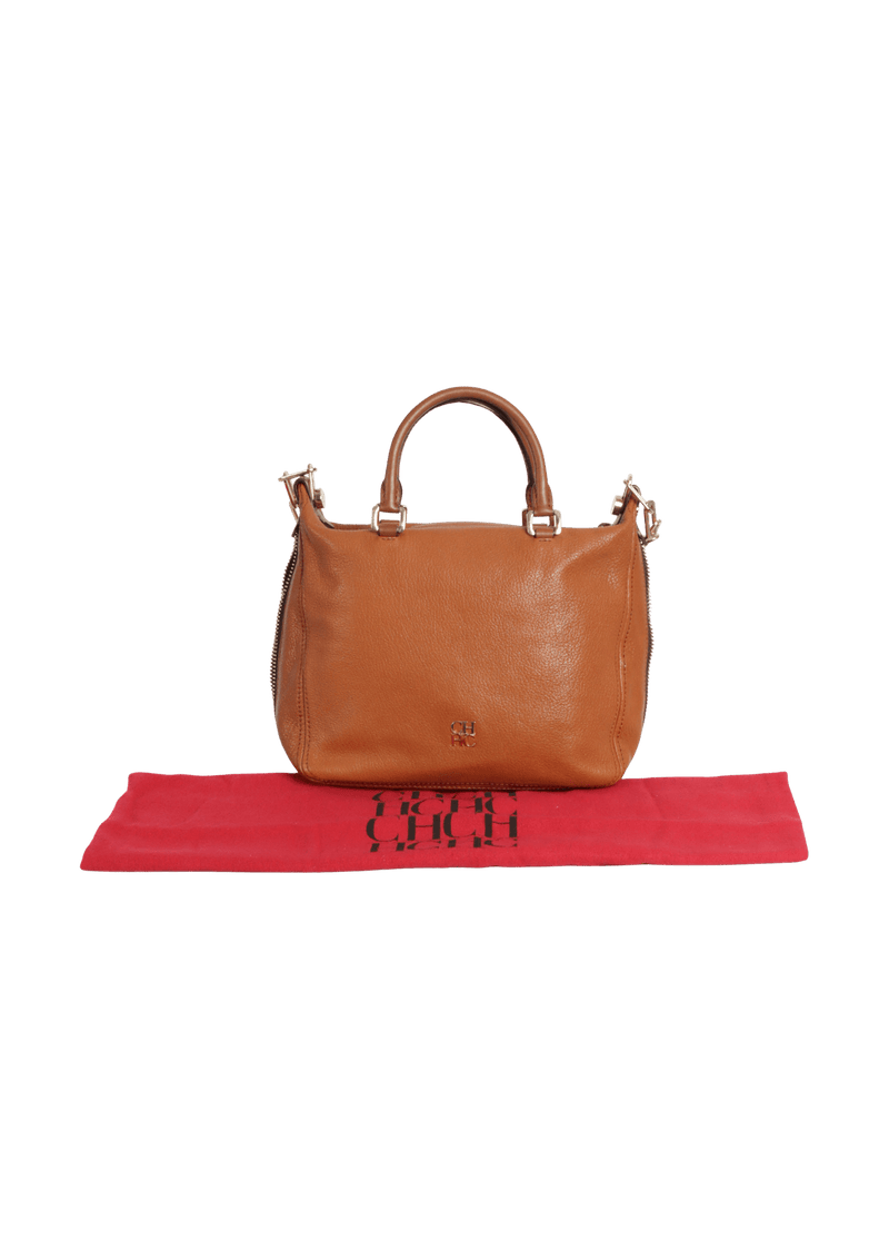 LEATHER SATCHEL BAG