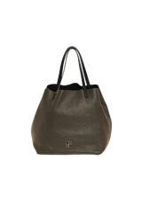 LEATHER STUDDED SHOULDER BAG