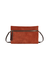SUEDE SIGNATURE CROSSBODY BAG
