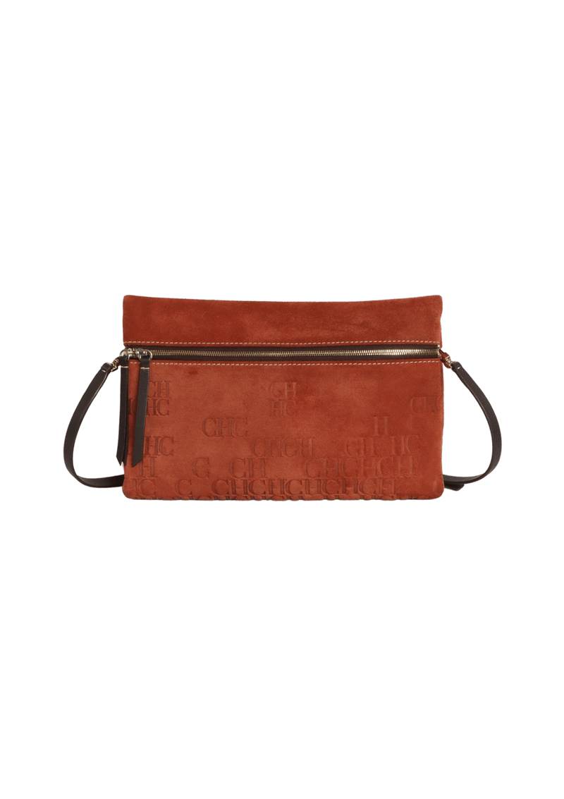 SUEDE SIGNATURE CROSSBODY BAG