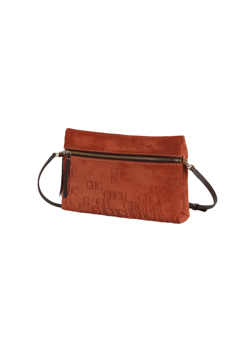 SUEDE SIGNATURE CROSSBODY BAG