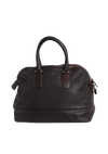 LEATHER BOWLER BAG