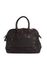 LEATHER BOWLER BAG