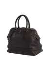 LEATHER BOWLER BAG